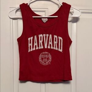 Harvard crop tank top
